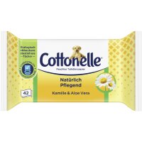 Cottonelle Papier toilette humide, camomille & Aloe Vera