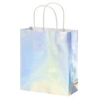 folia Sac en papier DORÉ SCINTILLANT, taille: M