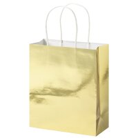 folia Sac en papier IRISÉ SCINTILLANT, taille: M