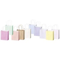 folia Sac en papier PASTEL, taille: L, assorti