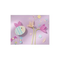 folia Rouleau de papier crépon, 500 mm x 2,5 m, rose