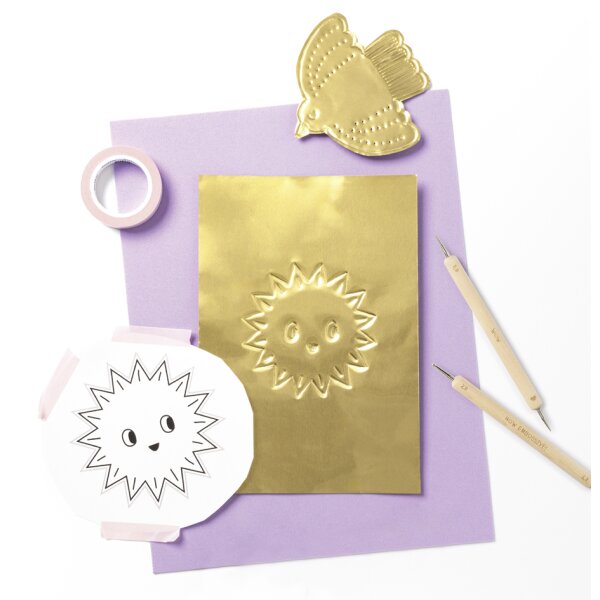 folia Set de stylos à gaufrer & à piquer, set de 2