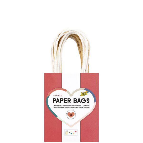 folia Sac en papier CLASSIC, taille: S, assorti