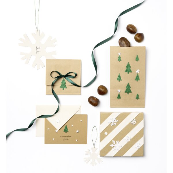 folia Sticker pailleté en caoutchouc mousse STARS CLASSIC