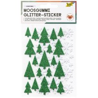 folia Sticker pailleté en caoutchouc mousse STARS CLASSIC
