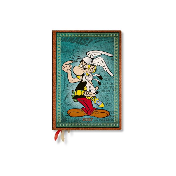 PAPERBLANKS Agenda Asterix d. Gallier 2027 DD1772-2 1S/2P HOR Midi HC AL 13x18cm