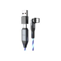 STATIK PowerPivot Pro, Glowing LED PUP-0465-6FT-CC USB-C...