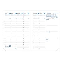 QUO-VADIS Agenda Randonnee Club 2026 003681Q 1S/2P bleu...