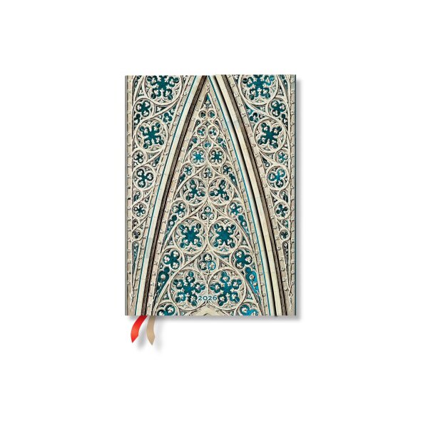 PAPERBLANKS Agenda Mailänder Dom 2026 DD0609-2 1W/2S VER Midi HC DE 13x18cm