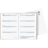 BIELLA Agenda Mittelformat 2026 822301100026U 1S/2P beige...