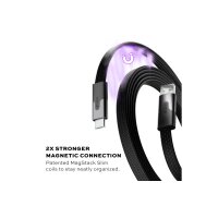 STATIK MagStack Slim Cable PUP-0494-3FT-AC-BLK USB-A to...