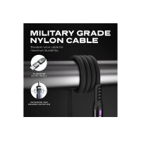 STATIK PowerPivot Pro Nylon Braided PUP-0455-10FT-CC USB-C to C, 3m 100W Black