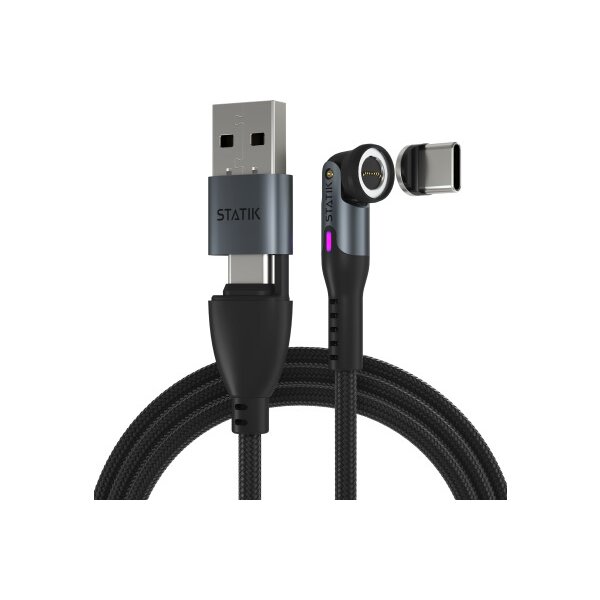 STATIK Statik 360 Pro, Uni.Mag. Tip PUP-0520-6FT Cable, 2m, 100W Black