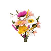 URSUS DIY Set Krepppapier Blumen 27030001F gelb