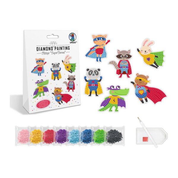 URSUS Diamond Sticker 43490001 Super Heroes 6 Sticker