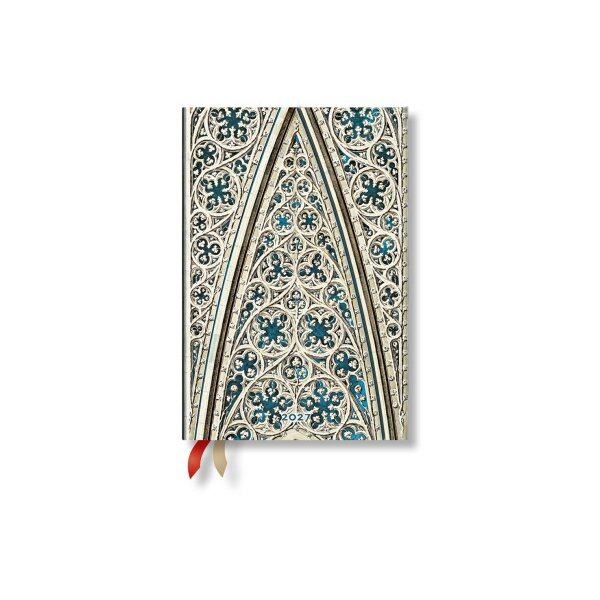PAPERBLANKS Agenda Cath&eacute;drale Milan 2027 DF2047-0 1W/2S HOR Mini HC FR 9.5x14cm