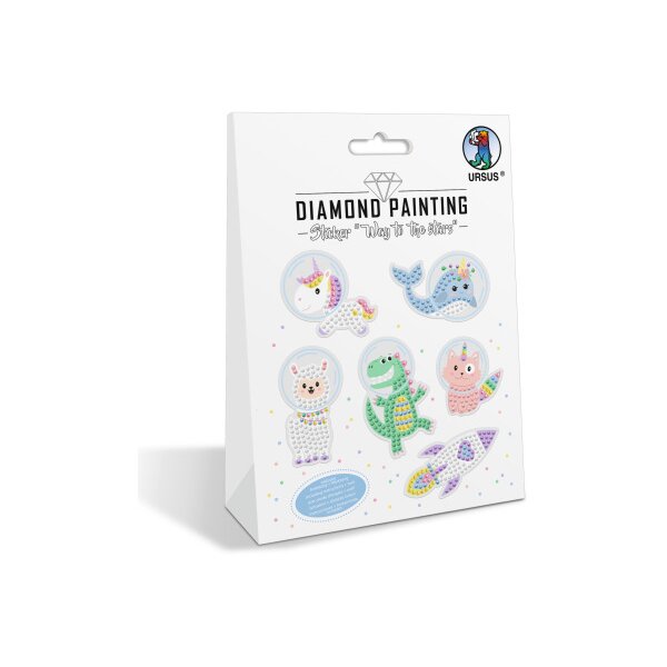 URSUS Diamond Sticker 43490003 Way to the stars 6 Sticker