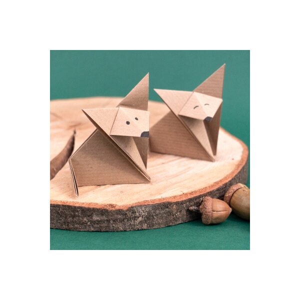 URSUS Faltbl&auml;tter 15x15cm 3425500 Kraftpapier 100 Blatt