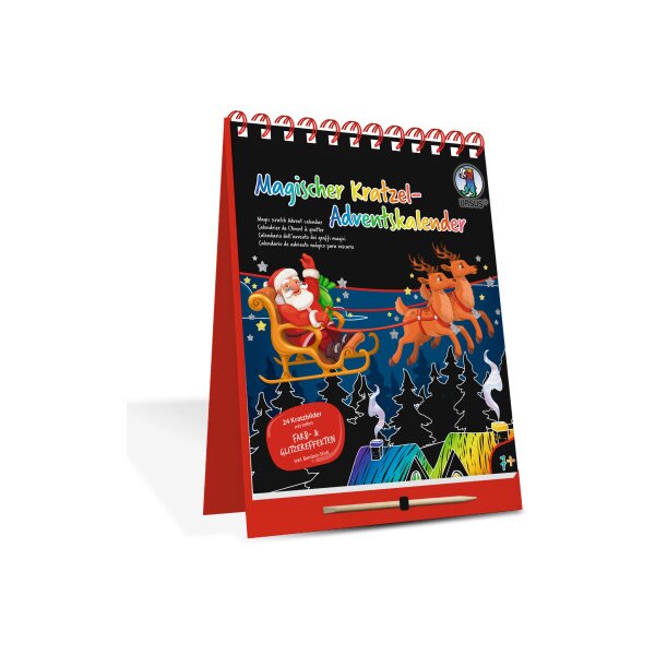 URSUS Calendrier de lAvent 24890000F &agrave; gratter
