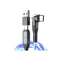 STATIK PowerPivot Pro, Glowing LED PUP-0465-3FT-CC USB-C...