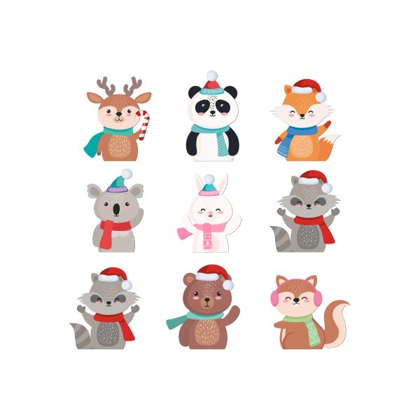 URSUS Adventskalender 24870000F Winter friends