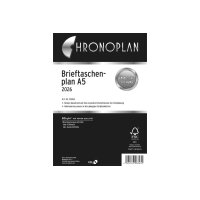 CHRONOPLAN Brieftaschenplaner 2026 50266Z.26 15 Monate A5