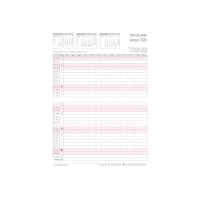 CHRONOPLAN Brieftaschenplaner 2026 50266Z.26 15 Monate A5