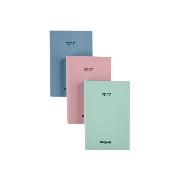 BREPOLS Agenda Trade Sunrise 2027 81402759960 1T/1S ass. 7.7x12cm