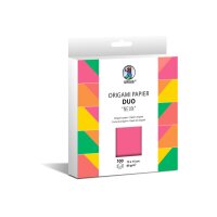 URSUS Faltblätter Duo 15x15cm 22895599F neon 100 Blatt