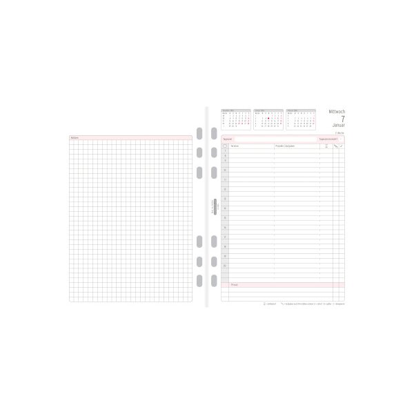 CHRONOPLAN Set annuel plan journ. 2027 50207Z.27 1J/1P A5