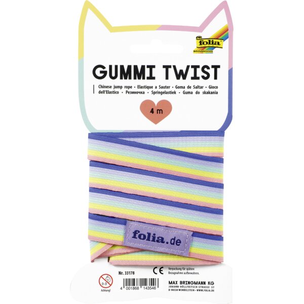 folia Élastique à sauter RAINBOW, 4 m