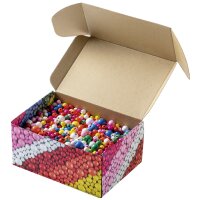 folia Mélange de perles en bois BASIC Jumbobox, 1 kg
