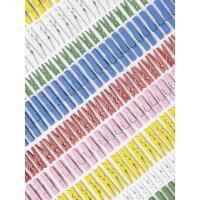 folia Holzklammern-Mix PASTEL Jumbobox, 500 g