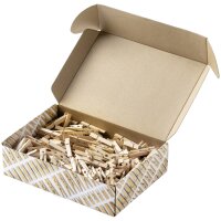 folia Holzklammern-Mix PASTEL Jumbobox, 500 g