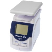 RAADHUIS Pèse-lettres digital, blanc/bleu