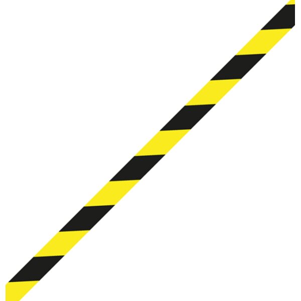RAADHUIS Bodenmarkierungsband, 50 mm x 33 m, schwarz gelb