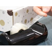 Dévidoir Ruban Adhésif Raadhuis B1 – Noir, Pratique Pour Dérouler Et Couper Facilement