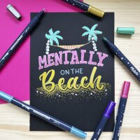 EBERHARD FABER Pigmentmarker Metallic Duo, 6er Kartonetui