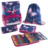 EBERHARD FABER Kit cartable EFAlino Papillon, 4...