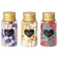 folia Siegelwachs-Perlen CLASSIC, 3 Dosen, farbig sortiert