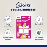 AVERY Namens-Etiketten, Folie, 34 x 48 mm, Rahmen farbig