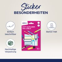 AVERY Stift-Etiketten, Papier, 10 x 50 mm, farbige Rahmen