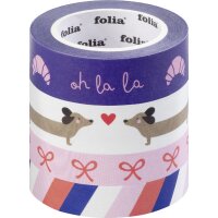 folia Ruban adhésif décoratif Washi-Tape...