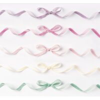 folia Samtbänder-Set PASTELL, farbig sortiert