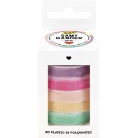 folia Samtbänder-Set PASTELL, farbig sortiert