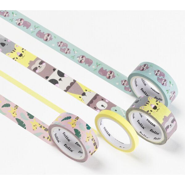 folia Ruban adhésif décoratif Washi-Tape HOTFOIL WILDLIFE