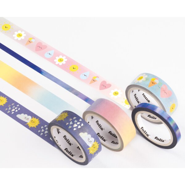 folia Ruban adhésif décoratif Washi-Tape HOTFOIL WILDLIFE