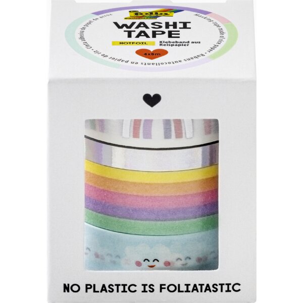 folia Ruban adhésif décoratif Washi-Tape HOTFOIL WILDLIFE