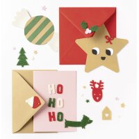 folia Décoration en feutre Hiver, 170 pièces