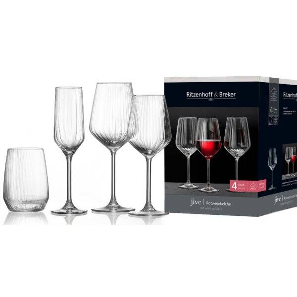 Ritzenhoff &amp; Breker Verre &agrave; rouge blanc JIVE, 0,53 l